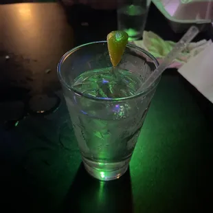 Double gin tonic always