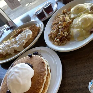 pancakes, food