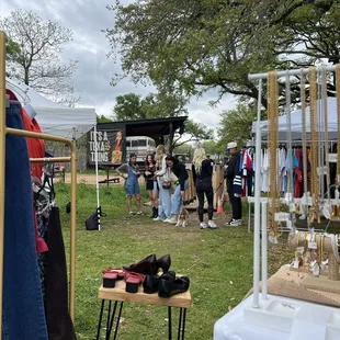 Popup market at Armadillo Den!