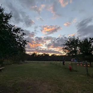 Sunset View from their dogpark