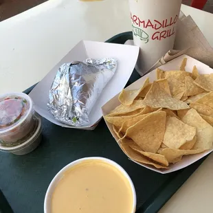 I always splurge for queso here.