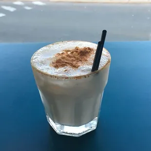 Rum horchata at Armadillo grill