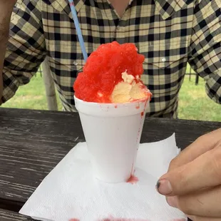 Tigers Blood with ice cream. So good.