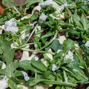 Truffle Lamb Cheese steak fries.