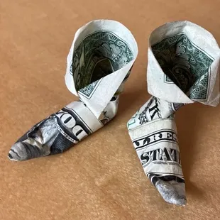 Marjan's origami boot rating:  4!!!