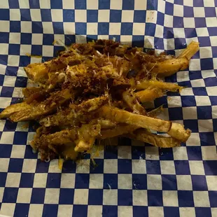 Bacon and cheese fries