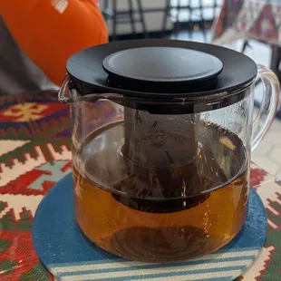 Tea - very hot, very good!