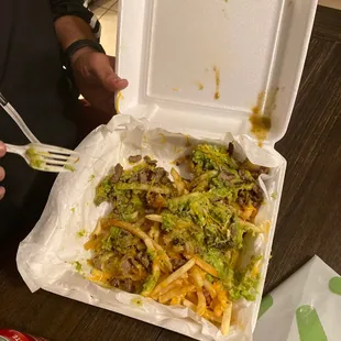 We bought two orders of Carne Asada Fries.