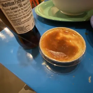 The itty bitty non creamy flan for $5