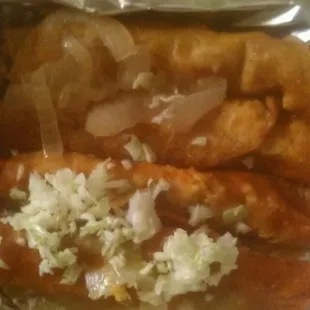 Tacos  de papa al vapor!!