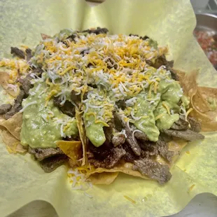 carne asada nachos