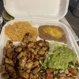 Pollo Asado Burrito
