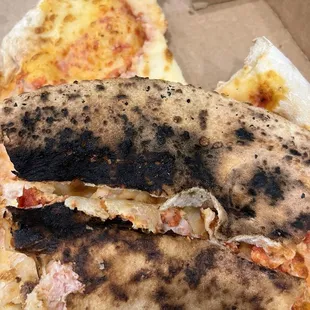 Would have loved to have less blackened pizza for my toddler. Sadly my dog didn't want it.