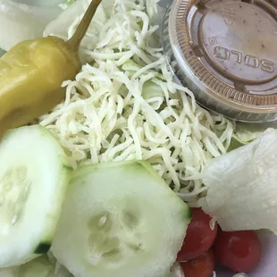 Slice and salad lunch special!