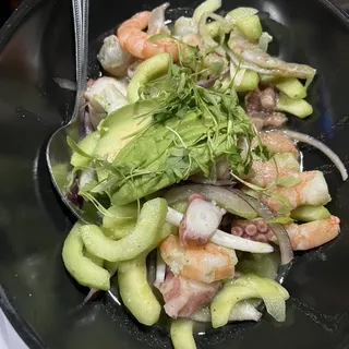 Coctel de Camaron y Pulpo