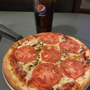 Margherita pizza (small) &amp; Pepsi