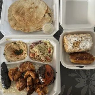 Chicken Kebab Plate