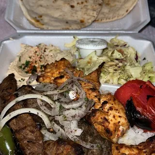 Combination Kebab Plate