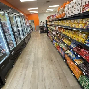 a grocery store aisle