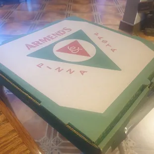 To go Pizza box