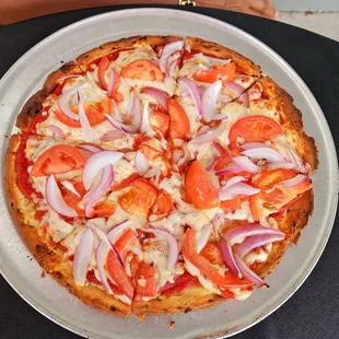 Cauliflower crust pizza