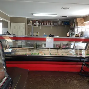 a view of a deli counter