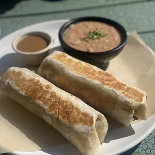 Mushroom Carnitas Burritos