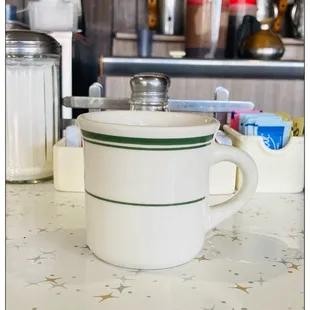 Can you guess what's in my mug? (a) milk, (b) green tea, (c) coffee or (d) vodka. :D Lol. #WinAFreeBreakfast