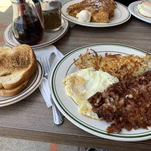 Corned Beef Hash and Eggs