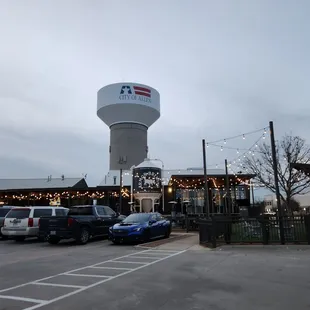 Outside