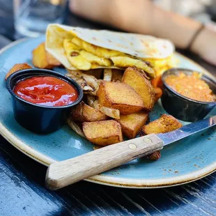 Texas Is The Reason Taco from the brunch menu