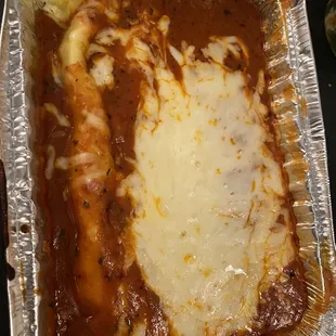 Homemade Manicotti