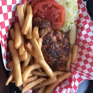 Cajun chicken sandwich