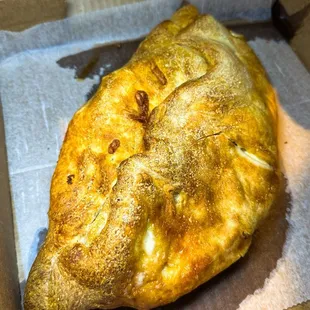 Buffalo chicken calzone