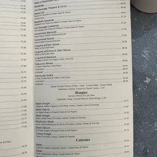 Menu 2024