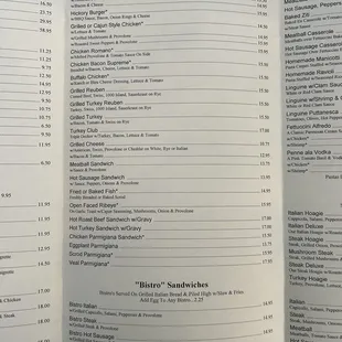 Menu 2024