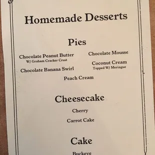 Peanut butter pie.