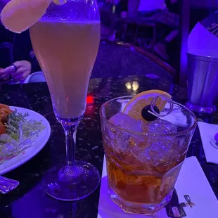 French 75 and Old Fashioned