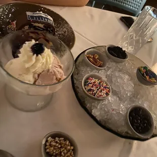 Fancy ice cream sundae!!!