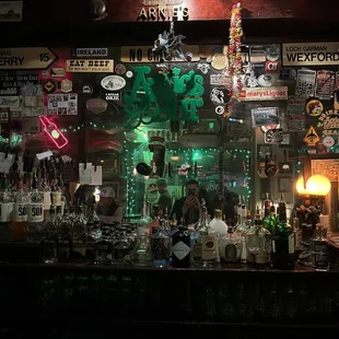 a man sitting at the bar