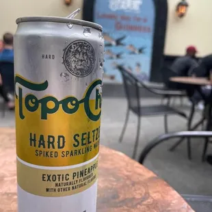 Check out this patio on a nice day!  It's very enclosed, so it can be pretty chilly outside and still really comfortable.