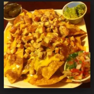 nachos, food