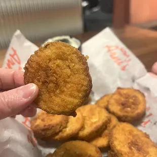 Fried pickle perfection