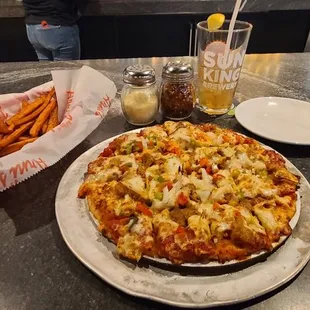 Rustic Pizza and Fries