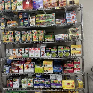 a variety of food items