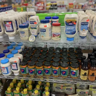 a variety of dairy products