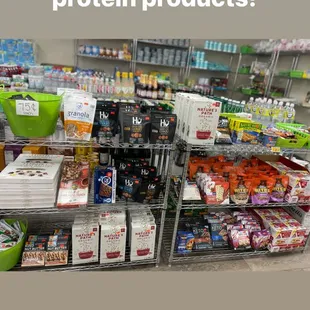 keto, gf, and high protein products