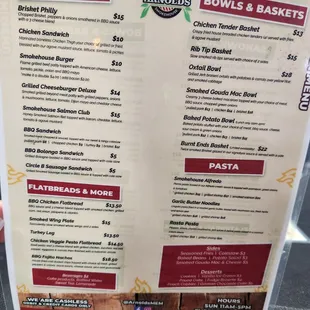 menu, sushi and sashimi