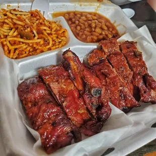 ribs, bbq ribs, food