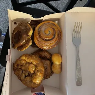 The donuts are much smaller than I expected, especially for what I paid.